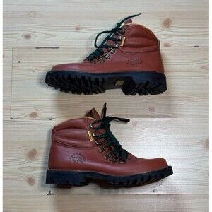 Jim Green Razorback Boots Mens US 13 Brown Leather Lace Up Hiking Outdoor Rugged